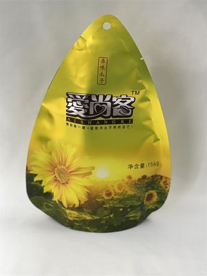 金属化されたマイラーは乾燥したスナックのための自由形カスタマイズされた印刷袋を立てます