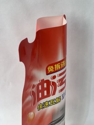 500g液体洗剤パウチ自由形状パーソナルケアスタンドアップパウチ