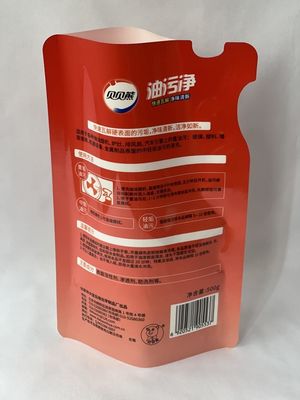 500g液体洗剤パウチ自由形状パーソナルケアスタンドアップパウチ