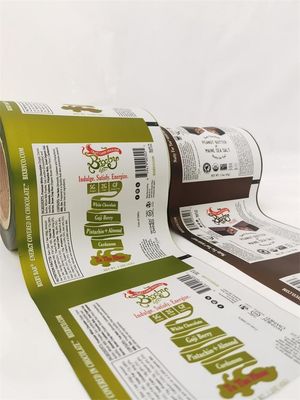 プラスチック ホイルはスナックのための薄板にされたロール フィルム食品包装を印刷しました