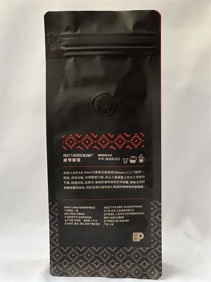 再密封可能な箱の袋のコーヒー バッグ マイラーの平底は焙煎されたコーヒー豆のために立ちます