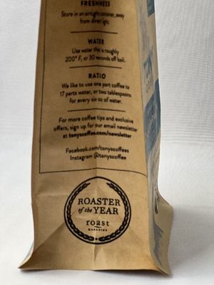 弁が付いている高い障壁12オンスのコーヒー バッグOEMのクラフト コーヒー バッグ