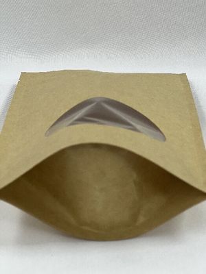 茶色のクラフトのコーヒー袋はオフセット印刷250gのコーヒー袋を立てます