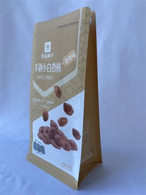 クワッドボトム食品包装袋使い捨てスタンドアップビニール袋