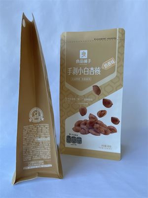 クワッドボトム食品包装袋使い捨てスタンドアップビニール袋