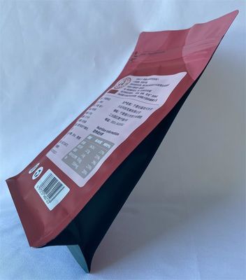 スナック食品の包装の袋は片側のジッパーと金属化された紫外線の表面を注ぎます