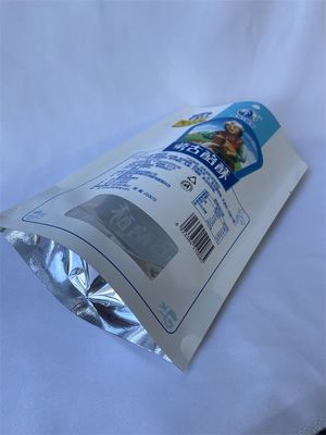 金属化された食糧袋の明確な窓のクラフト紙の食糧袋を立てて下さい