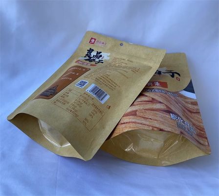 OEM は包装袋のプラスチック クラフトの再密封可能な袋を立てます