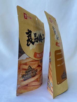 OEM は包装袋のプラスチック クラフトの再密封可能な袋を立てます