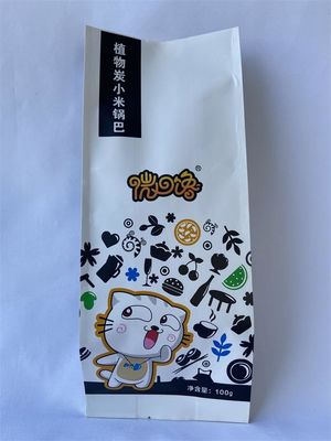 ISO サイドガセットの白いクラフト紙の袋のプラスチックは友好的な薄板にされます