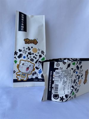 ISO サイドガセットの白いクラフト紙の袋のプラスチックは友好的な薄板にされます