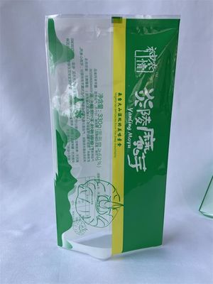 バックシールマイラー包装袋透明スタンドアップフードパウチ