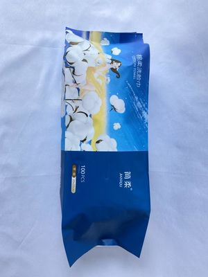 マット印刷マイラー包装袋は防湿サイドガセットを立てます