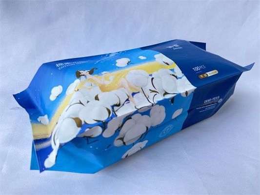 マット印刷マイラー包装袋は防湿サイドガセットを立てます