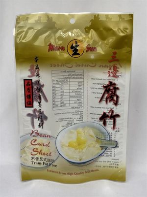 3 側面は乾燥した豆腐シートのために再生利用できるマイラー食品袋を立てます