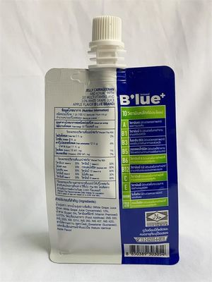 クワッドの底が注ぎ出された障壁の袋の注文によって印刷される飲み物の袋の包装を立てます