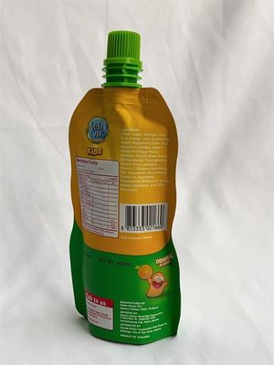 カスタム印刷された 100ml 注ぎ口ポーチ湿気のない液体注ぎ口バッグ