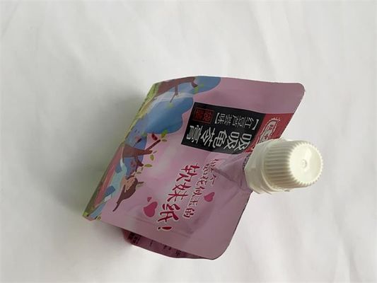 110 ミクロン立てスパウト包装ポーチ底部シール AL 材料