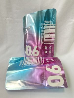 防水形パウチヒートシール食品スナック用スタンドアップパウチ