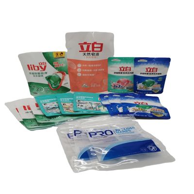カスタマイズされた液体洗剤の袋は洗濯洗剤のための再生利用可能な容易な注ぎます