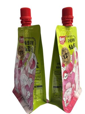 258gはレトルト平底の口の袋の殺菌ジュースの包装の袋を印刷した