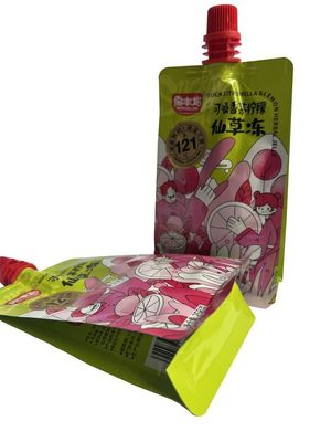 258gはレトルト平底の口の袋の殺菌ジュースの包装の袋を印刷した