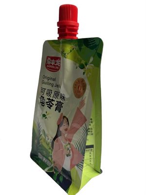カスタマイズされたスパウト包装パウチレトルト対応液体スタンドアップパウチ