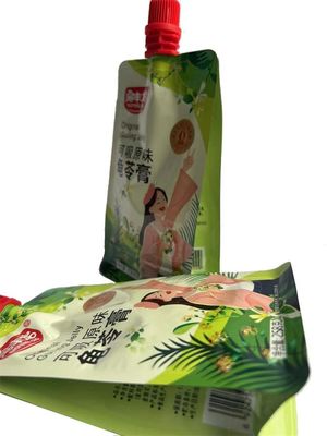 カスタマイズされたスパウト包装パウチレトルト対応液体スタンドアップパウチ