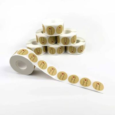 オーダーメイド ロゴ 梱包 ラベル ステッカー マット 表面 完成品