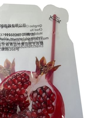 180ml フリーサイド フリーフォーム 液体食品用 ストロー付き 印刷袋