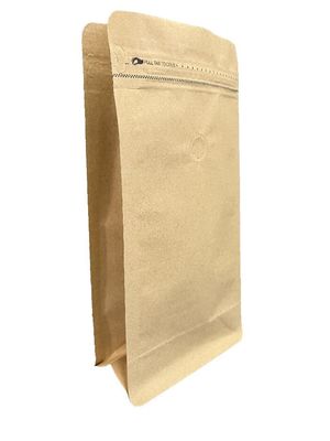 500g 容量 カフェ 包装 袋 カフェ 用 茶色のクラフト 紙