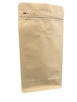 500g 容量 カフェ 包装 袋 カフェ 用 茶色のクラフト 紙