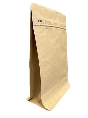 コーヒー クラフト 紙 包装 袋 熱密封 バルブ付き 平底