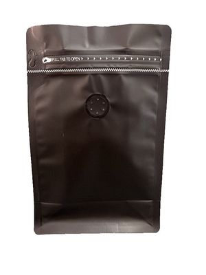 5-10 日 製造期間 カフェの包装用 Ziplock のマット フラット ボトム ポーチ