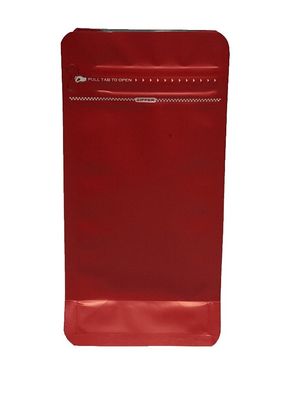 100g メタライズド フラットボトム カフェ 包装 袋 バルブ と ジップロック