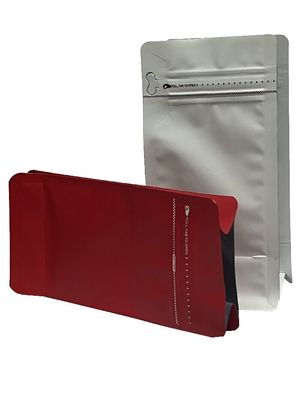 100-1kg 容量 熱密封 フラットボトム コーヒーバッグ 完全マット