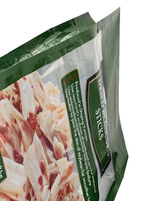パーソナライズされたサイドガセット スナック 食品包装袋 ザイパーと窓