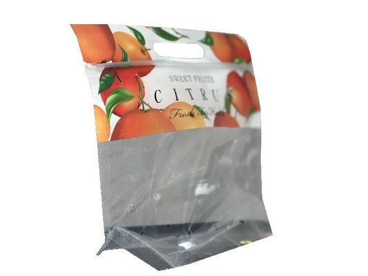 パーソナライズされた食品包装 パンチホールを持つ果物のためのスタンドアップジッパーバッグ