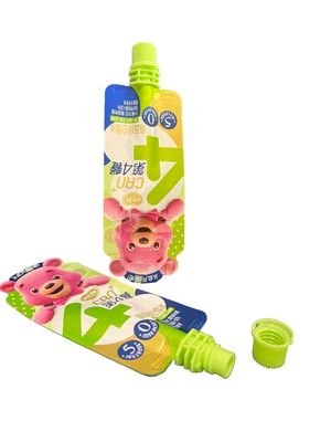 カスタム 簡単に皮を剥がし,赤ちゃんキャップと再利用可能なスプート 食品袋
