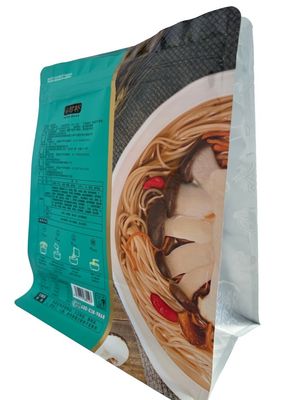 食品グレードの平底ポケット ザイパー付き カスタムプリントPET / VMPET / PE